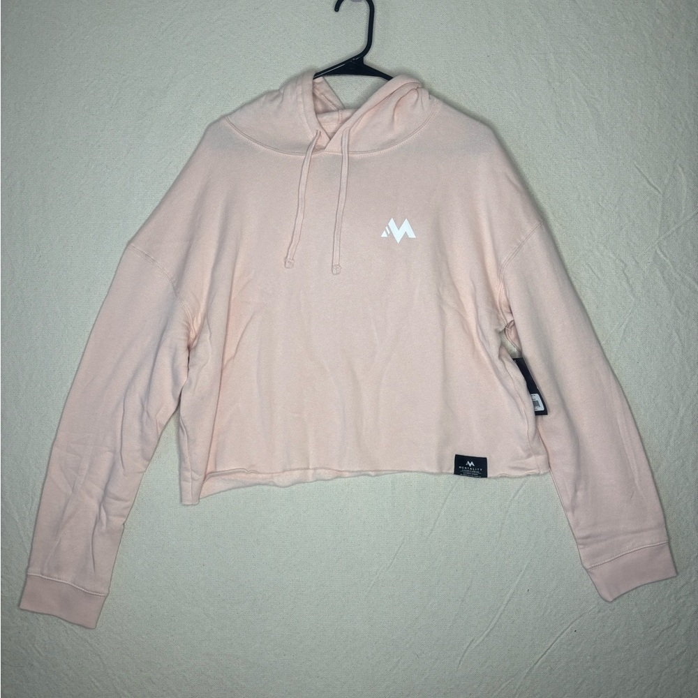 Women’s large mentality HWGW crop hoodie NWT